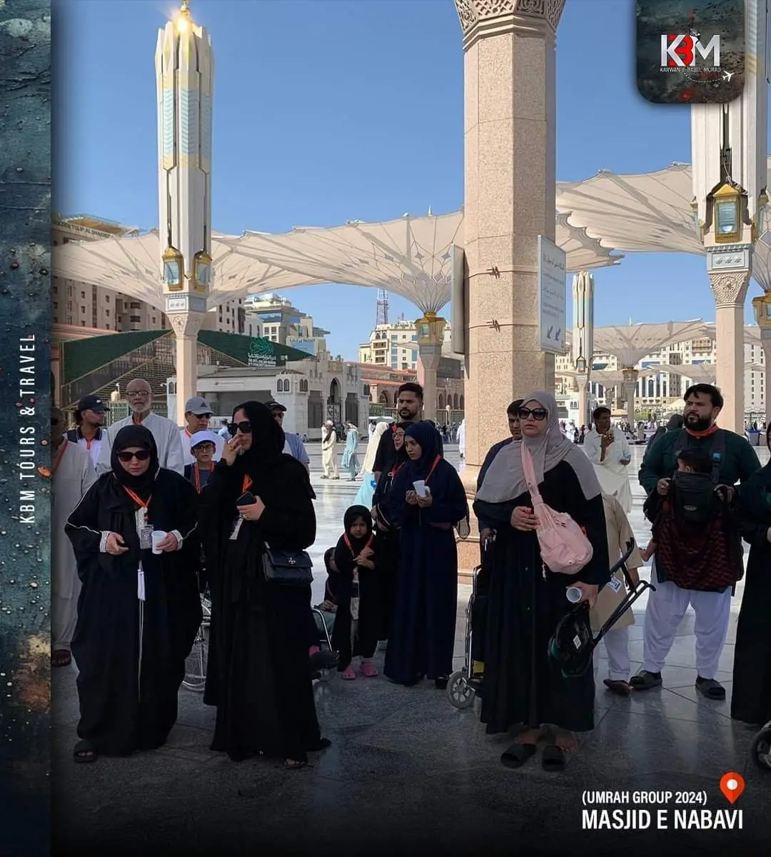 KBM Tours group at Masjid an-Nabawi
