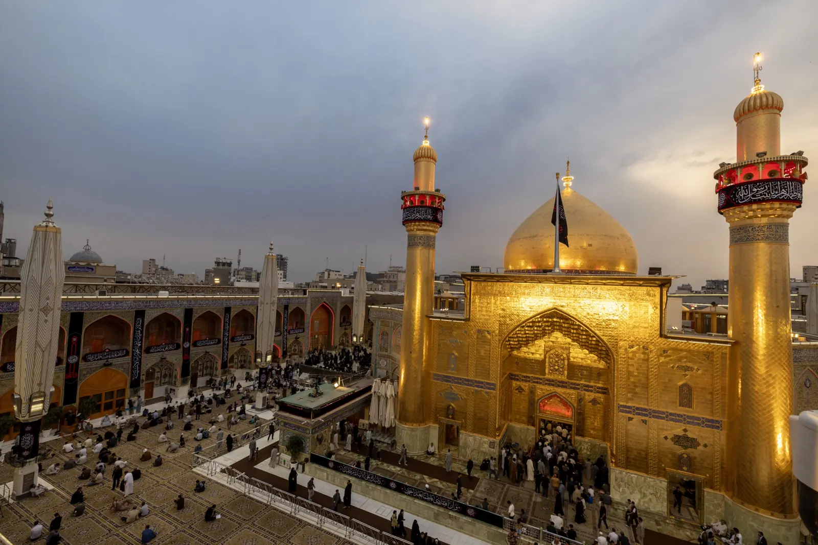 The holy shrine of Imam Ali (as) in Najaf